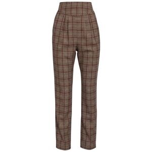 C/MEO Collective Hybrid Pant Taupe Plaid Size 6